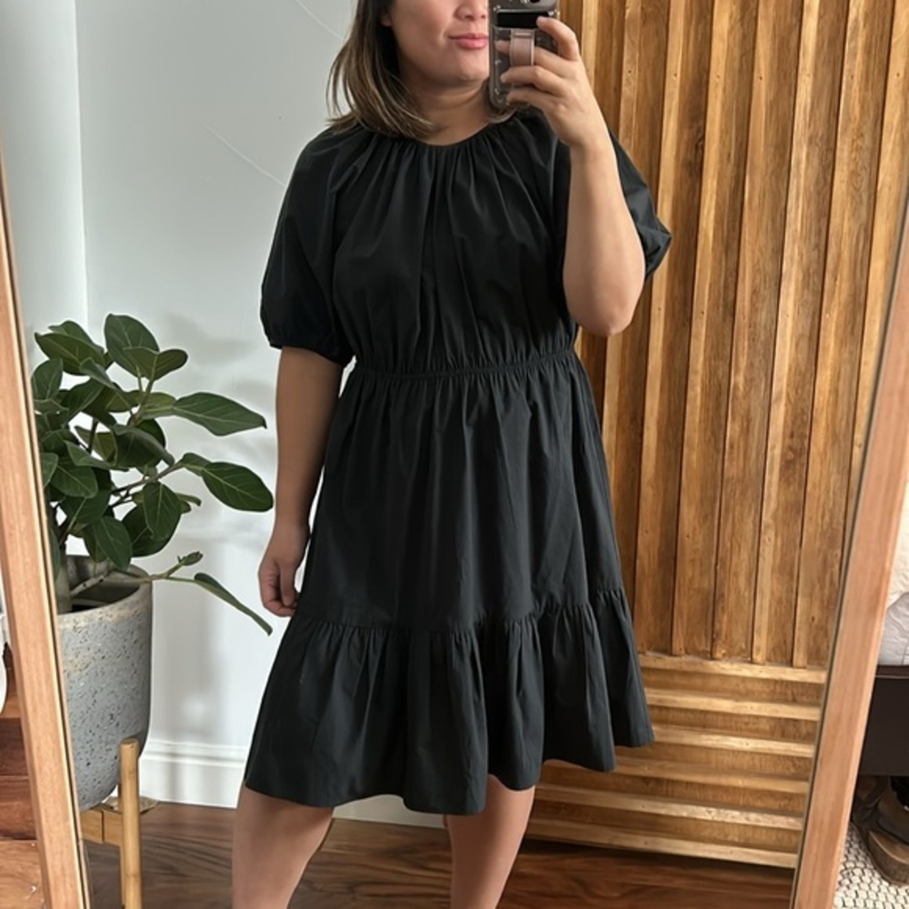 Rails Black Tiered Mini Dress
